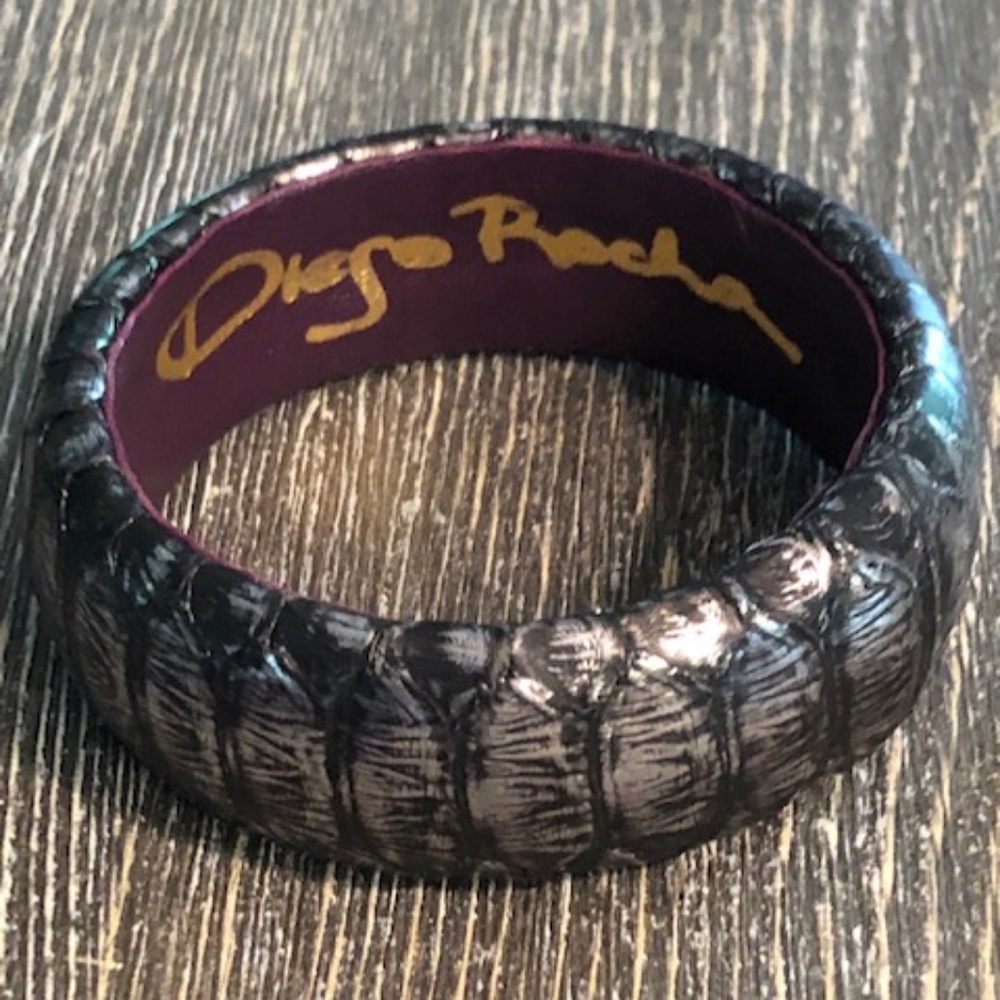 Diego Rocha Handpainted Python Bangle - image 2